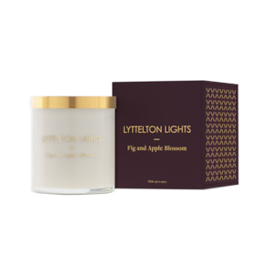LYTTLETON LIGHTS FIG & APPLE BLOSSOM CANDLE - MEDIUM