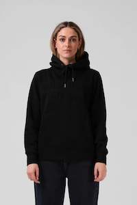 RPM EMBOSS PRINT HOOD - BLACK