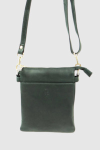 Bags Purses: SECOND NATURE SMALL CROSS BODY BAG - BOTTLE GREEN