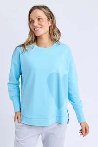 Elm: ELM ONE HEART CREW - SPRAY BLUE