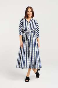 SEDUCE AVA DRESS - INK CHECK