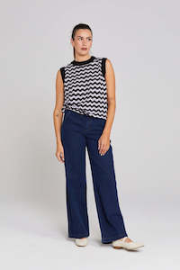 THING THING SQUIGGLE VEST - LILAC NOIR