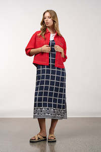 MADLY SWEETLY ASPECT JACKET - POPPY