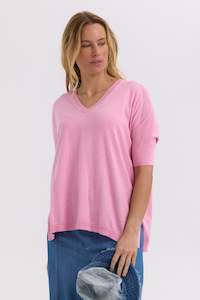 Vogue Cardigans Sweaters: Z&P POINTELLE SHOULDER TOP - FOUNDANT