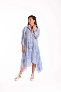 Deanne Hobbs: JELLICOE EMPIRE SHIRT DRESS - FRENCH BLUE