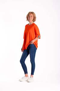 JELLICOE BOX TEE - ORANGE