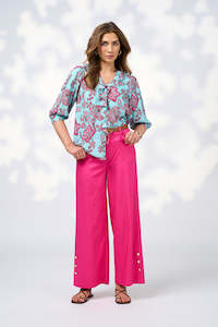 Loobies Story: LOOBIES STORY INDIE BLOUSE - TIFFANY BLUE MULTI