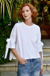 COOP TIED UP ALL DAY T-SHIRT - WHITE