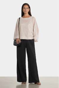 Womens Pants: REPERTOIRE DONNA PANT - BLACK
