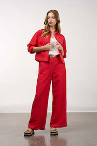 MADLY SWEETLY ASPECT PANT - POPPY