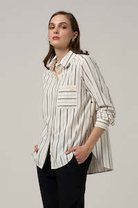 Sale Tops: MADLY SWEETLY MI5 SHIRT - NAVY