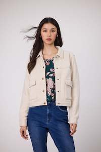 DUO ROBIN JACKET - OAT MARLE