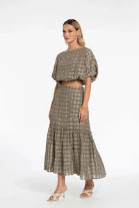 STYLE X LAB TAKE A CHANCE TOP - OLIVE