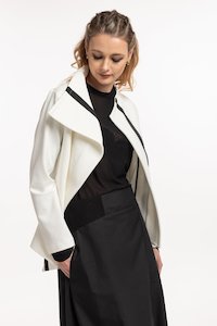 Style X Lab: STYLE X LAB EXTENSION JACKET - IVORY
