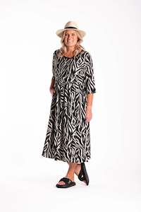 Deeanne Hobbs: DEEANNE HOBBS TARBANA DRESS - BLACK TIGER