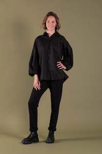 DEEANNE HOBBS FLORENTINE SHIRT - BLACK