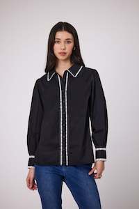 DUO CLARA SHIRT - BLACK