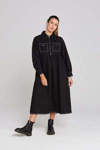Thing Thing: THING THING DELPHI DRESS - BLACK