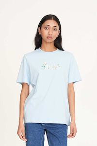 HUFFER CLASSIC TEE 170/NECTAR - ICE BLUE