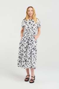 Zafina: ZAFINA SCARLETT DRESS -  FLORALINE