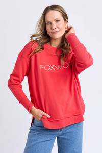Foxwood 1: FOXWOOD SIMPLIFIED METALLIC CREW - RED