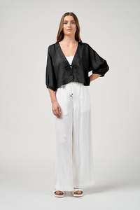 Vogue Coats Jackets: MADLY SWEETLY VEIL JACKET - BLACK