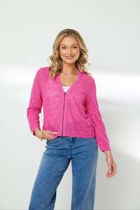 NEWPORT BAYLOR CARDI - PINK