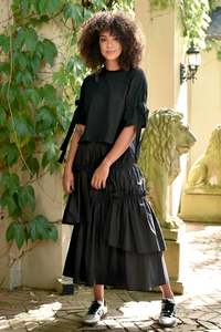 Vogue Skirts: COOP SKIRT BY QUICKLY SKIRT - BLACK