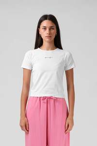 RPM RAGLAN BABY TEE - WHITE