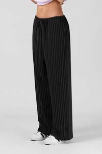 RPM NORMA PANT - BLACK STRIPE