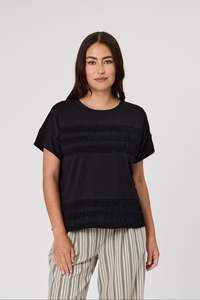 DUO COVE PANEL TOP - BLACK