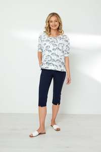 NEWPORT BOTANIC TOP - BOTANIC PRINT