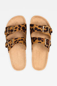 STELLA + GEMMA MARILOU SLIDE - LEOPARD