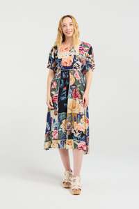 ZAFINA MYLA DRESS - FLOWER PARTY