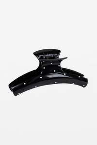 Gift Ideas: STELLA + GEMMA HAIR CLAW - OVAL BLACK DOTTY