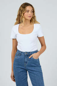 Womens Tees: SILENT THEORY MIA TEE - WHITE