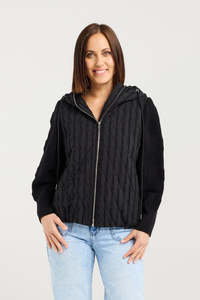 Zafina: ZAFINA JOSSIE JACKET - BLACK