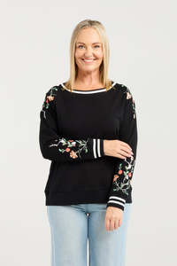 ZAFINA SLOANE JUMPER - BLACK