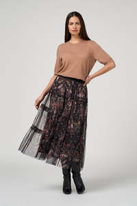 LOOBIE'S STORY ANTOINETTE SKIRT - BLACK