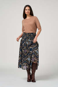 Vogue Skirts: LOOBIES STORY REGALIA SKIRT - OLIVE