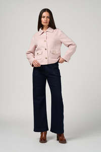 LOOBIES STORY ASPEN JACKET - DUSTY BLUSH
