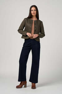 Loobies Story: LOOBIE'S STORY MARLOWE JACKET - OLIVE