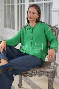 Z P: Z&P TAILORED CARDI - ROCKET