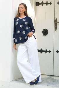 Z&P DAISY CHAIN JUMPER - DARK DENIM