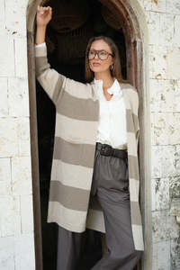 Z&P LL LUXE CARDI - MINK