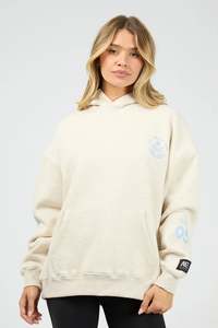 ALL ABOUT EVE SERENE RELAXED HOODIE - OAT