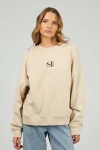 SILENT THEORY LUXE CREW - CHALK