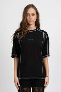 FEDERATION TRAST TEE LOGO - BLACK
