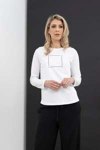 STYLE X LAB BOX TEE - WHITE/BLACK