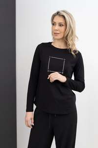 STYLE X LAB BOX TEE - BLACK/WHITE